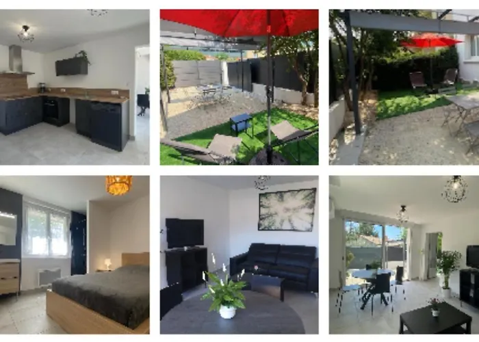 La Perle De Provence, Appartement Neuf En Rez De Jardin Clos, Au Calme, Clim, Salle D\'Eau Dans Chaque Chambre, A 900M Du Centre De Nyons